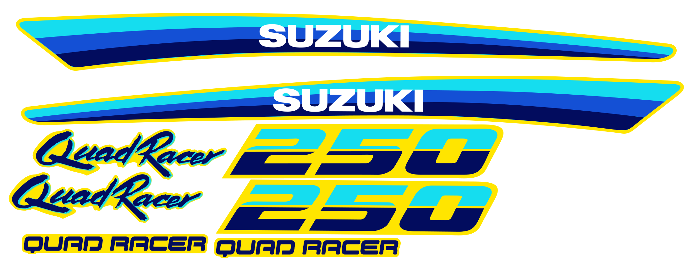 Suzuki Quadracer 8pc LT250R, LT250